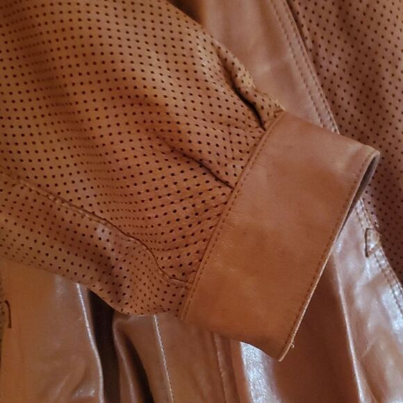 Vintage Brown Leather Jacket - Picture 7 of 16